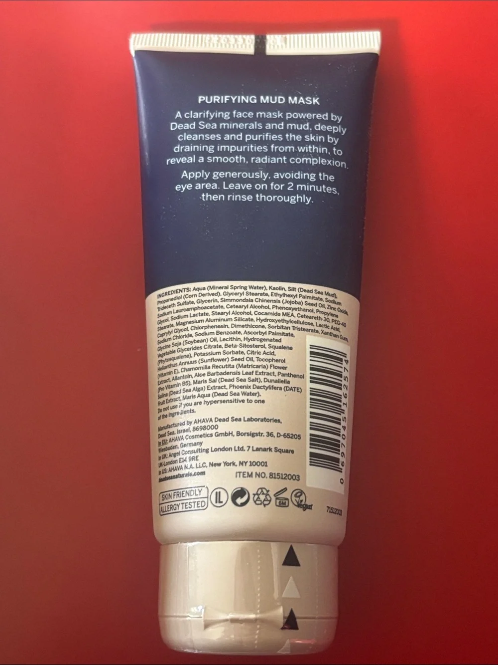 AHAVA Purifying Mud Mask